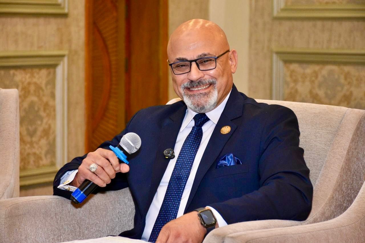 Prof. Dr. Maged Abdel Azim at a public discussion