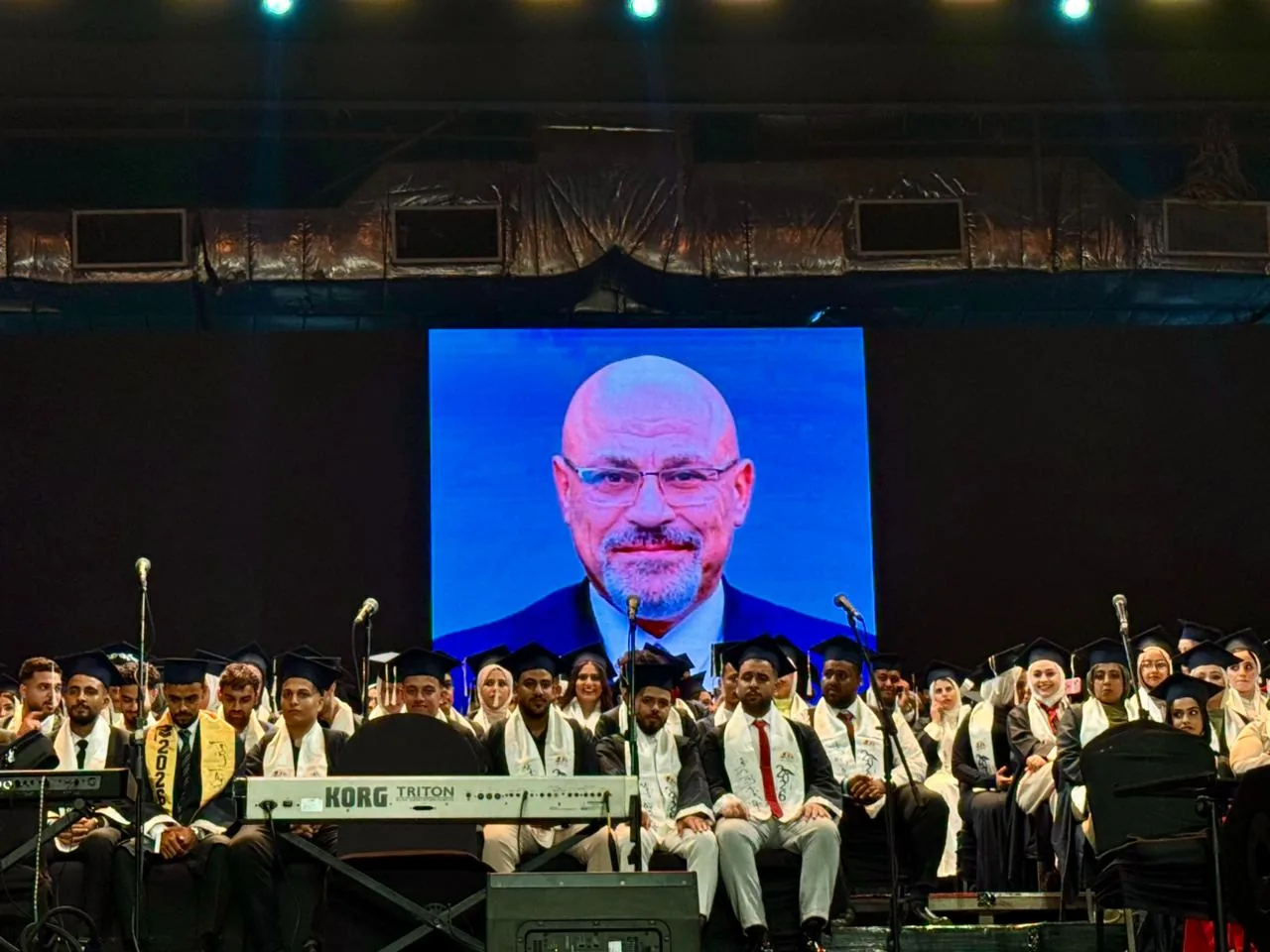 Prof. Dr. Maged Abdel Azim at the 2025/2026 student graduation ceremony